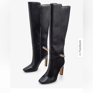 NWT| Women’s High Heeled Boots With Chain | Size 9 | Original Price $98